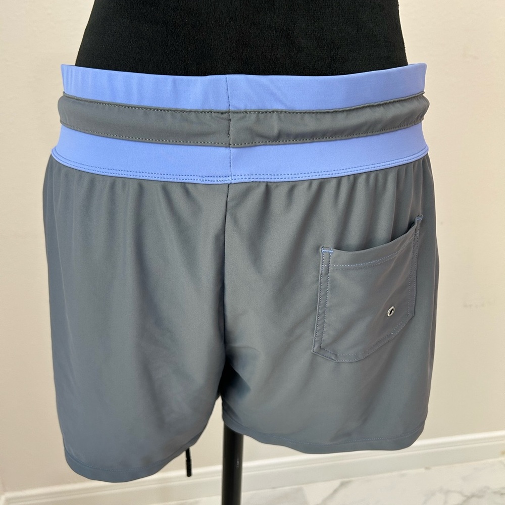 Free Country Blue Tropical Two-Piece Swimsuit, Size L (12-14) NWT - Picture 8 of 9